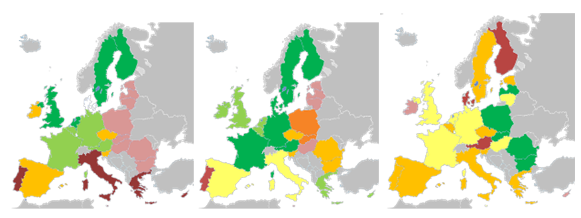 Pattern regionali di sostenibilità nelle nazioni UE27