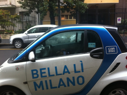 Il car sharing nelle città italiane