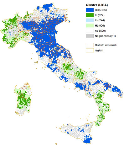 Effetti spaziali nella performance delle imprese