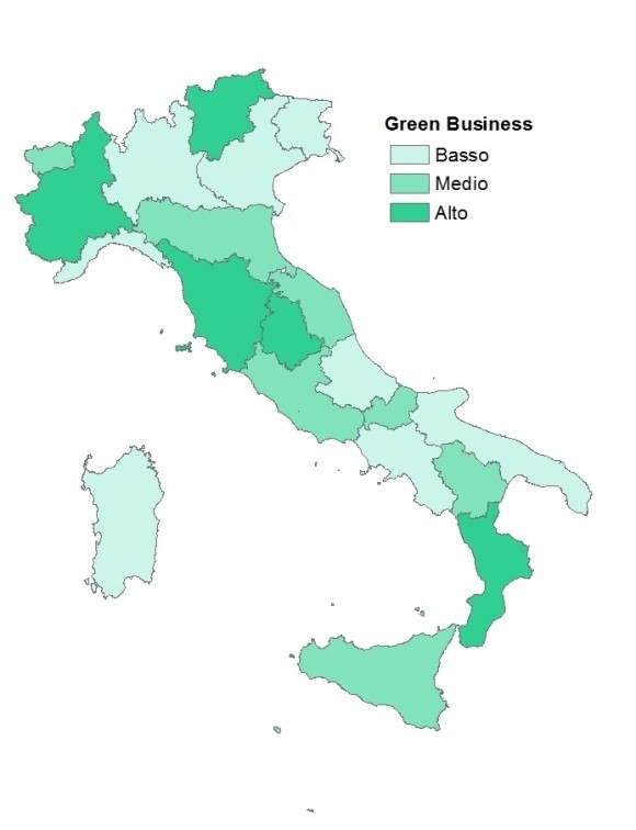 Green economy delle regioni italiane: 2012 – 2017