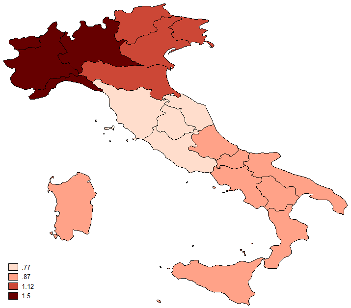 La resilienza della regioni italiane durante il Covid-19: prime valutazioni